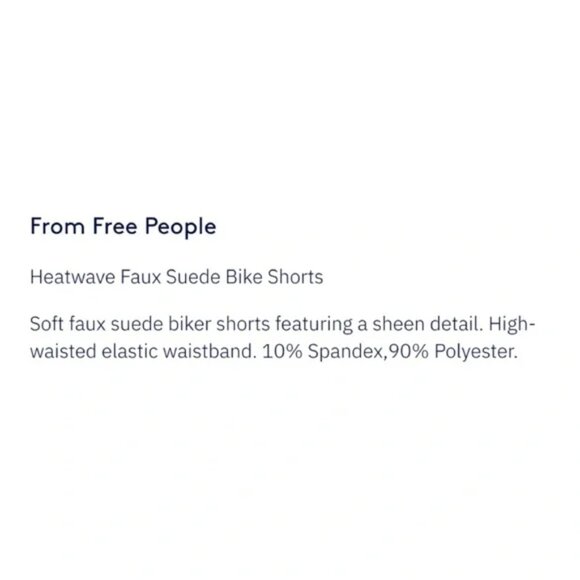 Free People Black Heatwave Faux Suede Bike Shorts - Picture 6 of 9
